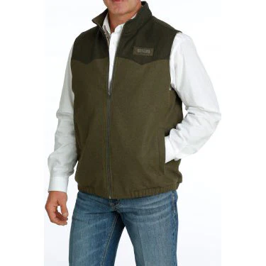 Cinch Men's Conceal Carry Blanket Lined Wooly Vest - Image 2
