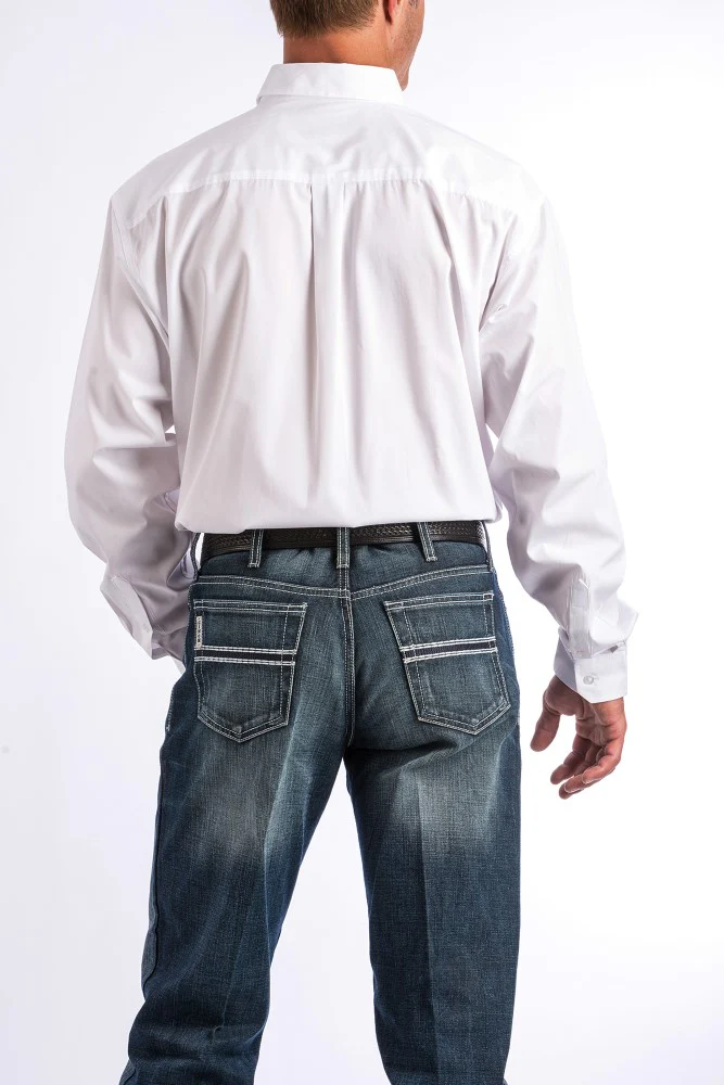 Cinch Men's Solid Button Down Western Shirt - Image 8