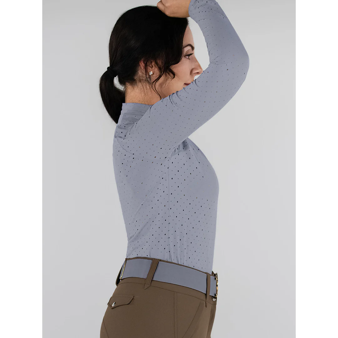 Dapplebay Aircut Mock Neck LS Top-Moonrise - Image 4