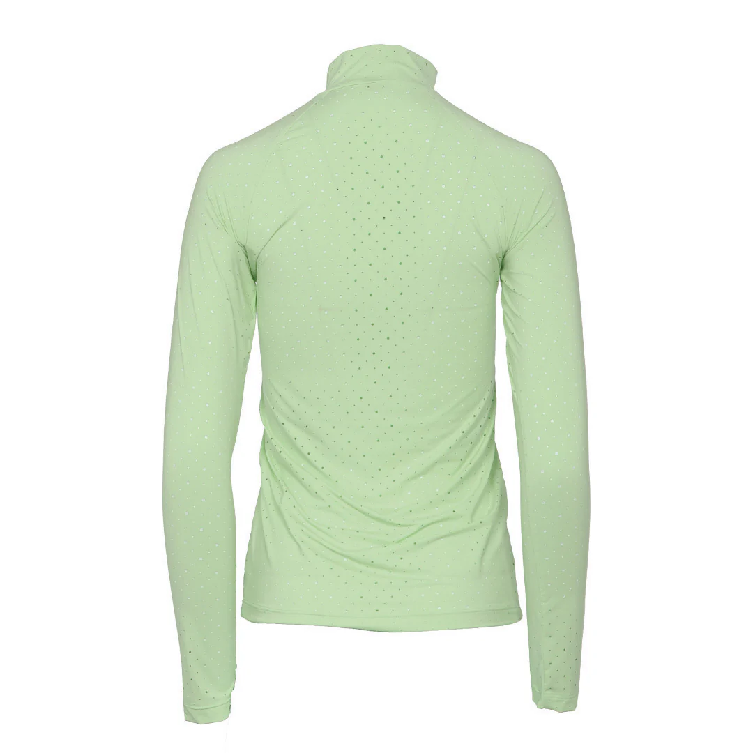 Dapplebay Aircut Mock Neck LS Top-Sage - Image 7