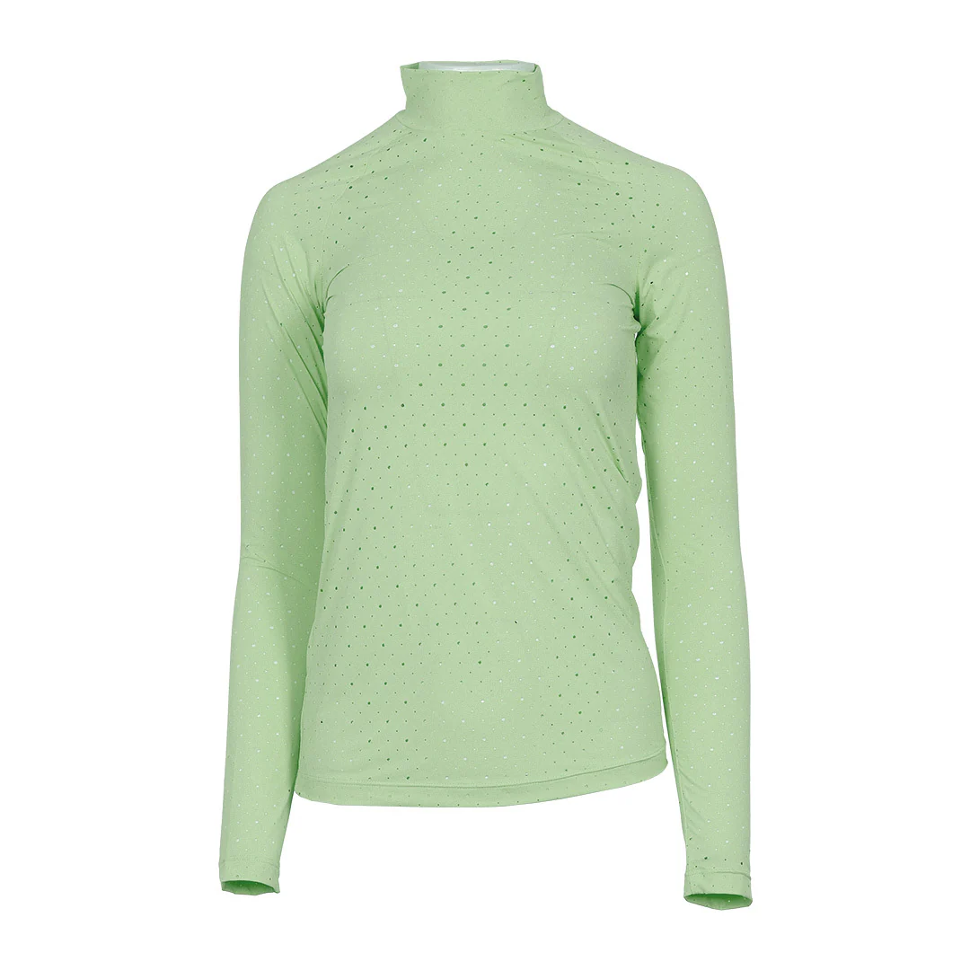 Dapplebay Aircut Mock Neck LS Top-Sage - Image 8