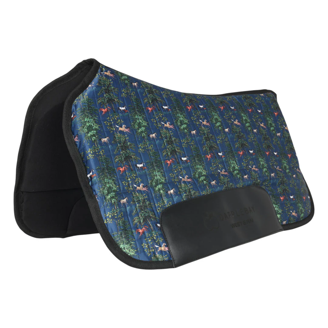 Dapplebay Autumn Toile Western Saddle Pad - Image 2