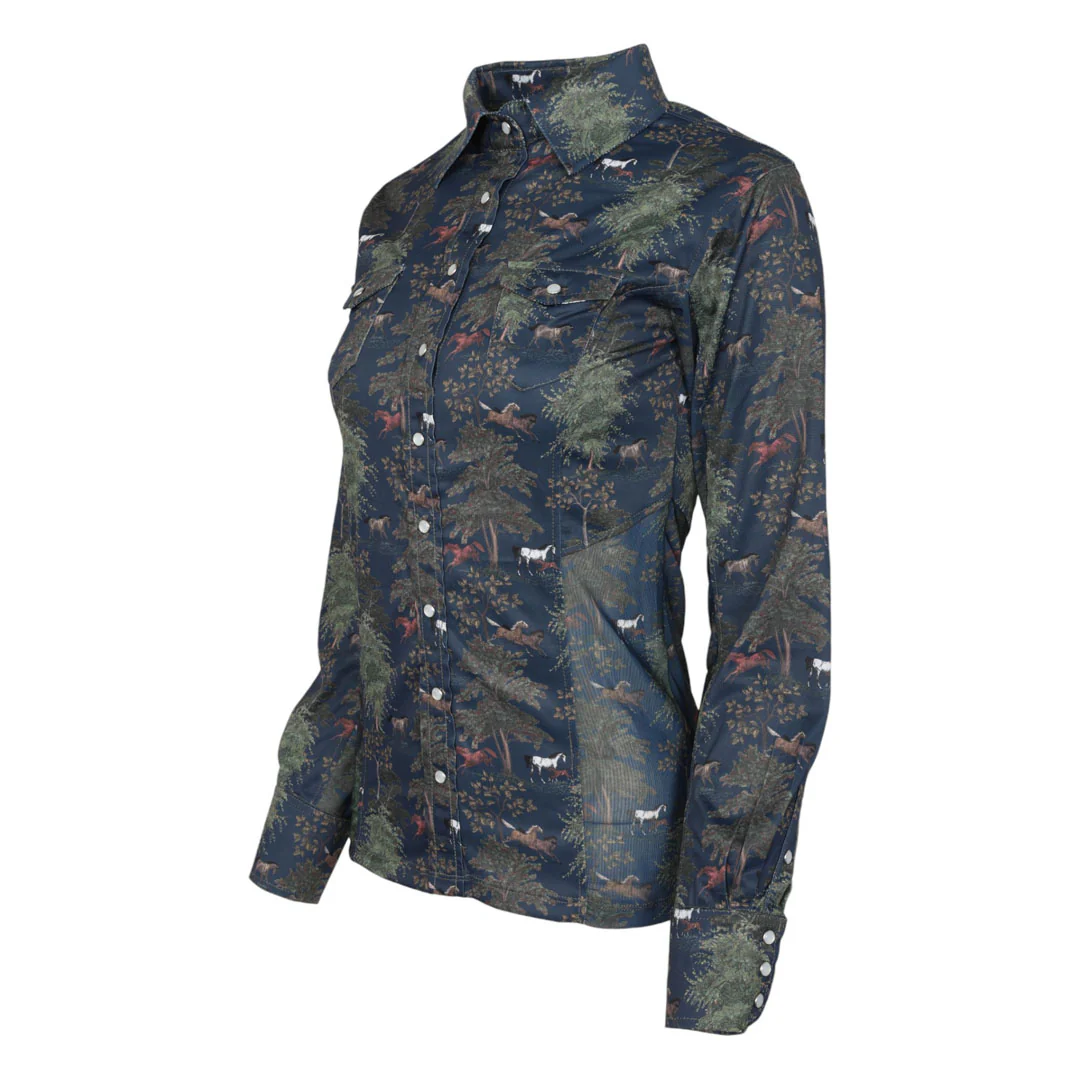 Dapplebay Autumn Toile Western Top - Image 2