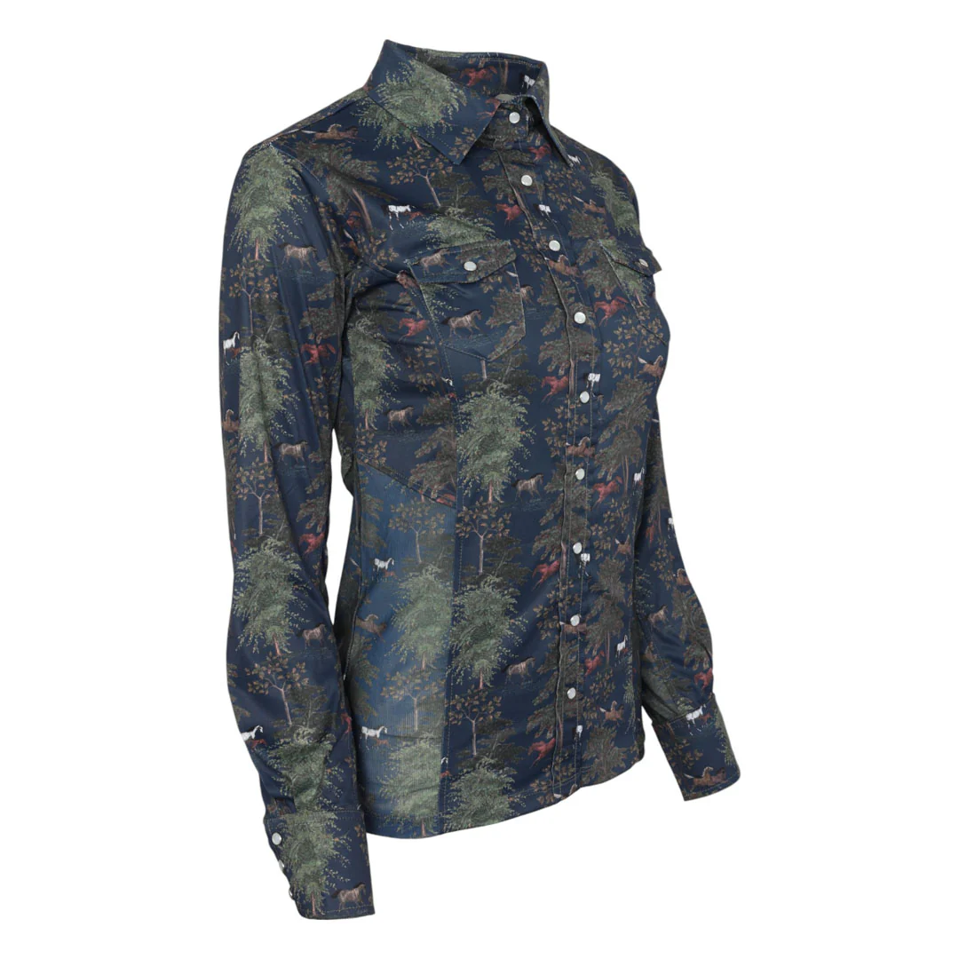Dapplebay Autumn Toile Western Top - Image 4