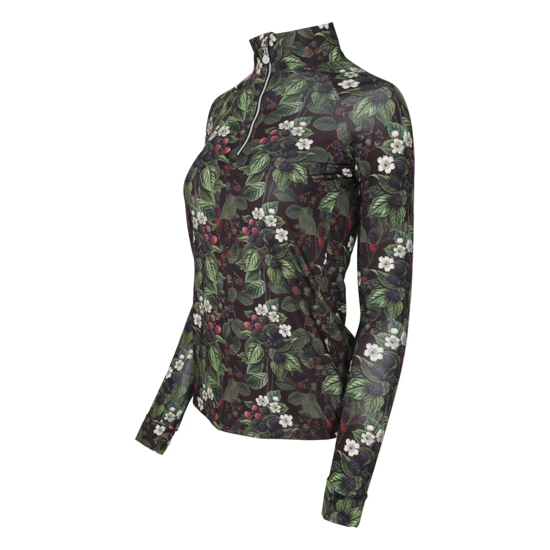 Dapplebay Blackberry Daze 1/4 Zip Riding Top - Image 2
