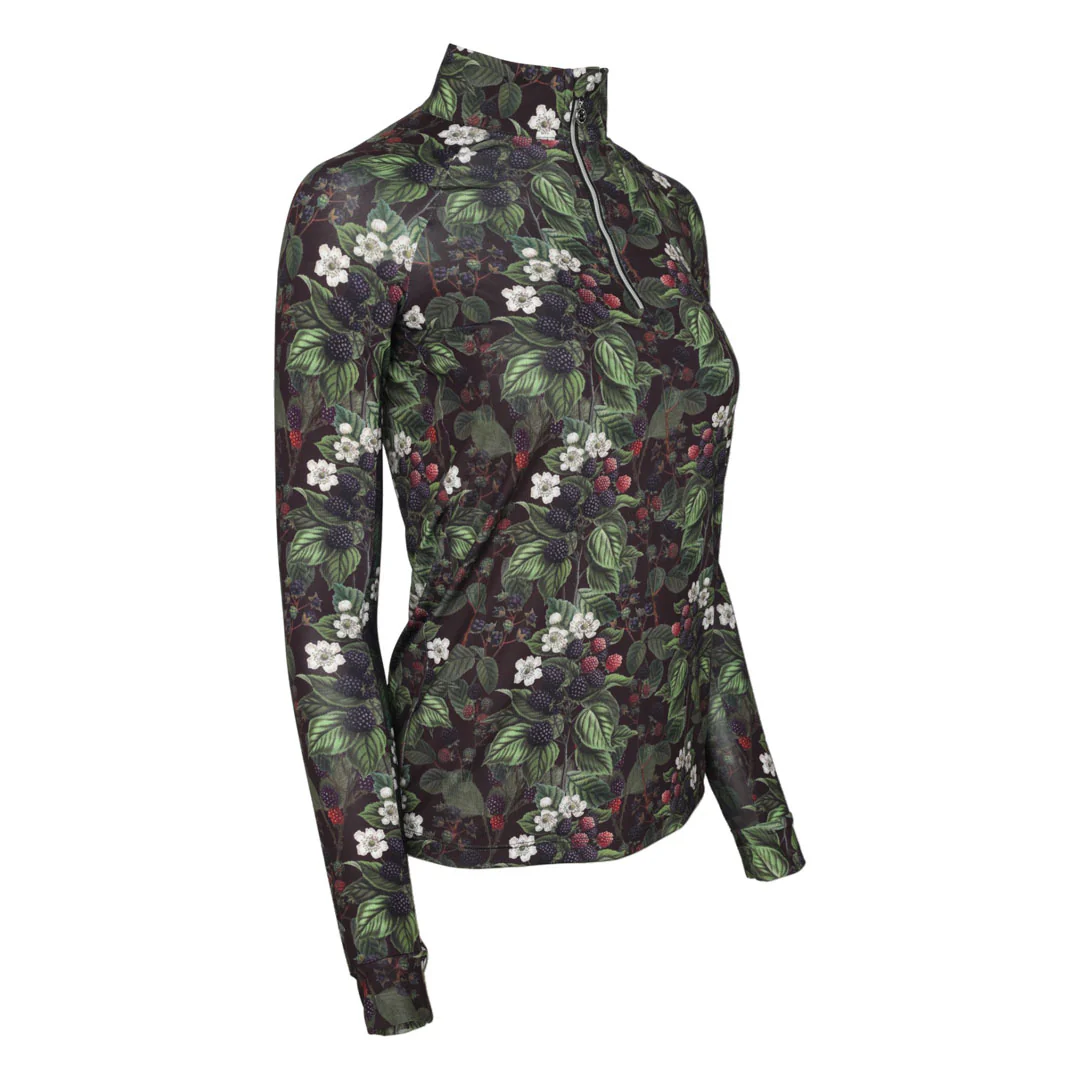Dapplebay Blackberry Daze 1/4 Zip Riding Top - Image 4
