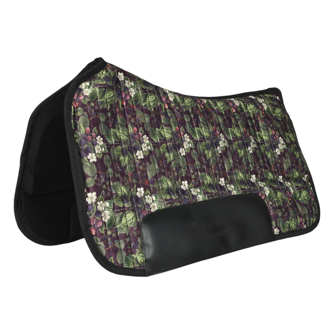 Dapplebay Blackberry Daze Western Saddle Pad - Image 2