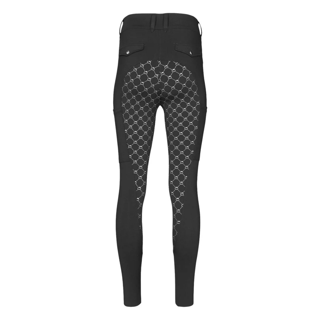 Dapplebay Compression Full Seat Breeches-Black - Image 2