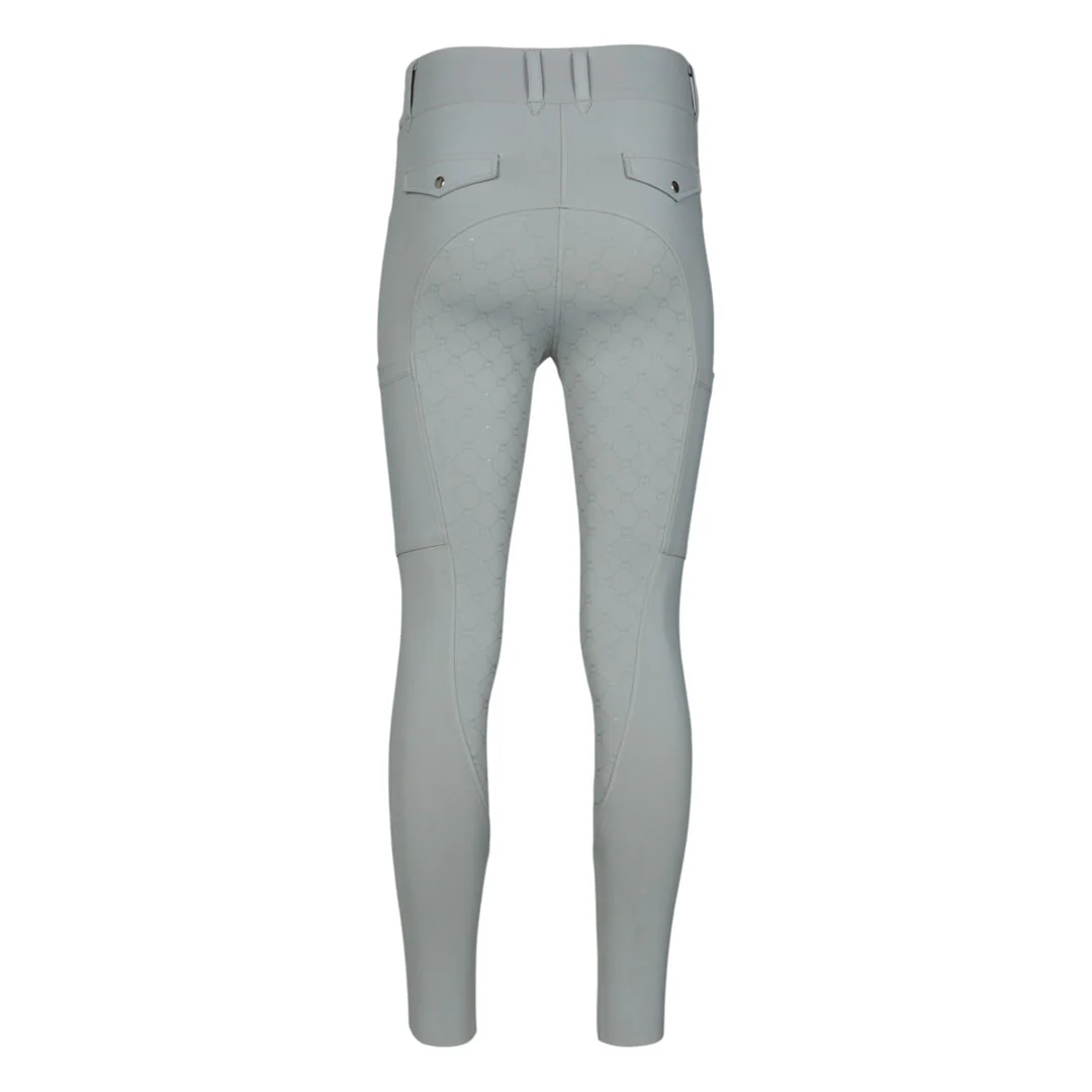 Dapplebay Compression Full Seat Breeches-Grey - Image 3