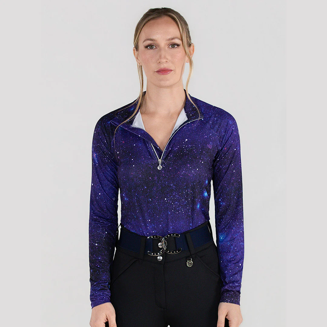 Dapplebay Constellation 1/4 Zip Light Riding Top - Image 2
