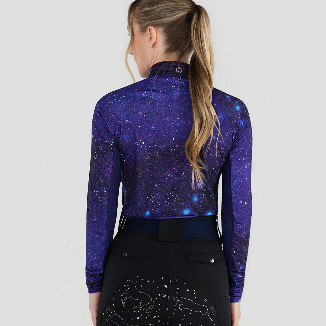 Dapplebay Constellation 1/4 Zip Light Riding Top - Image 3