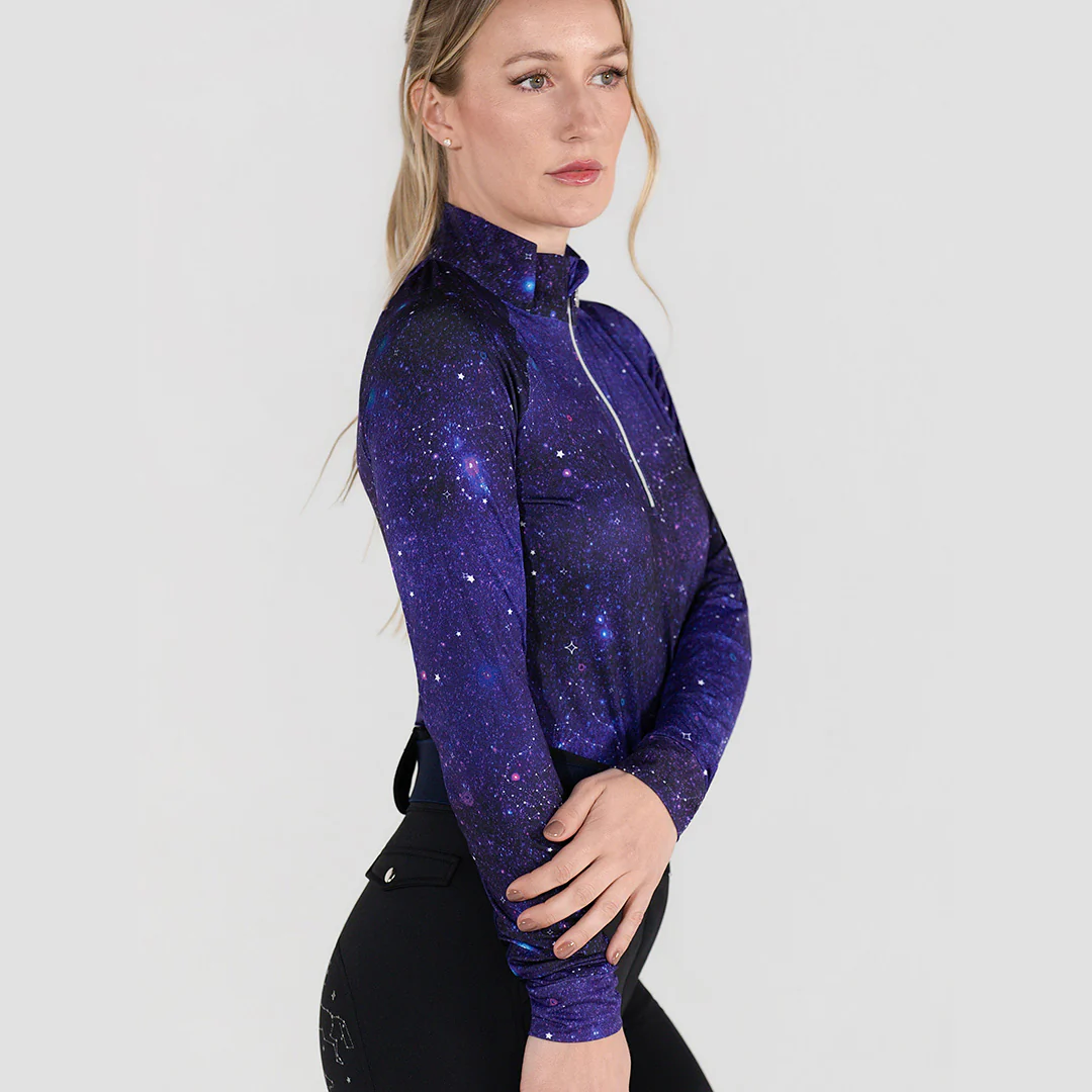 Dapplebay Constellation 1/4 Zip Light Riding Top - Image 6