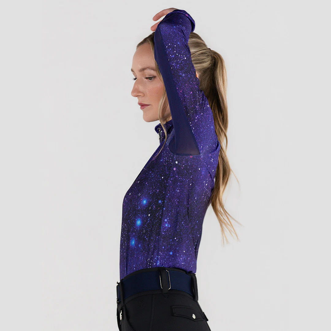 Dapplebay Constellation 1/4 Zip Light Riding Top - Image 7