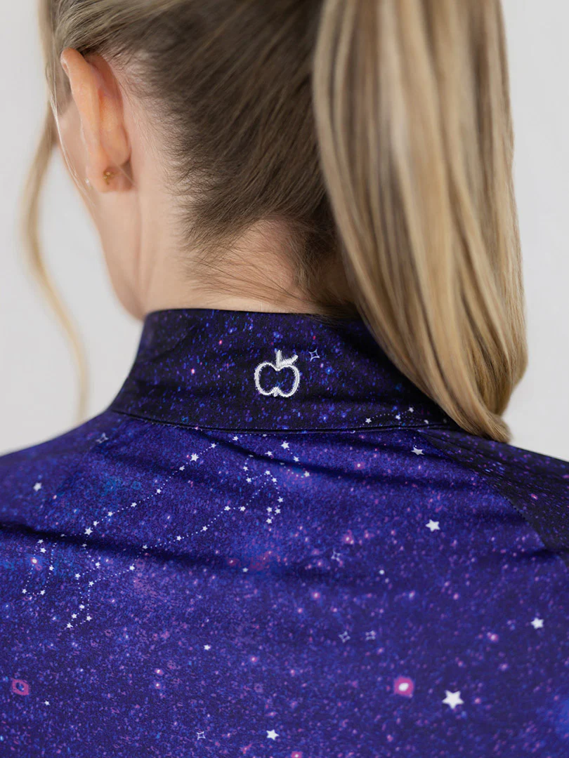 Dapplebay Constellation 1/4 Zip Light Riding Top-Short Sleeve - Image 3