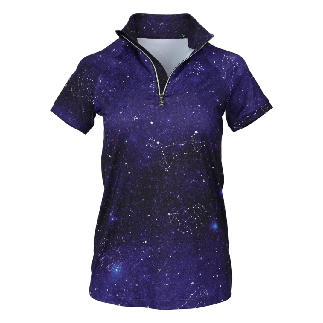 Dapplebay Constellation 1/4 Zip Light Riding Top-Short Sleeve - Image 5