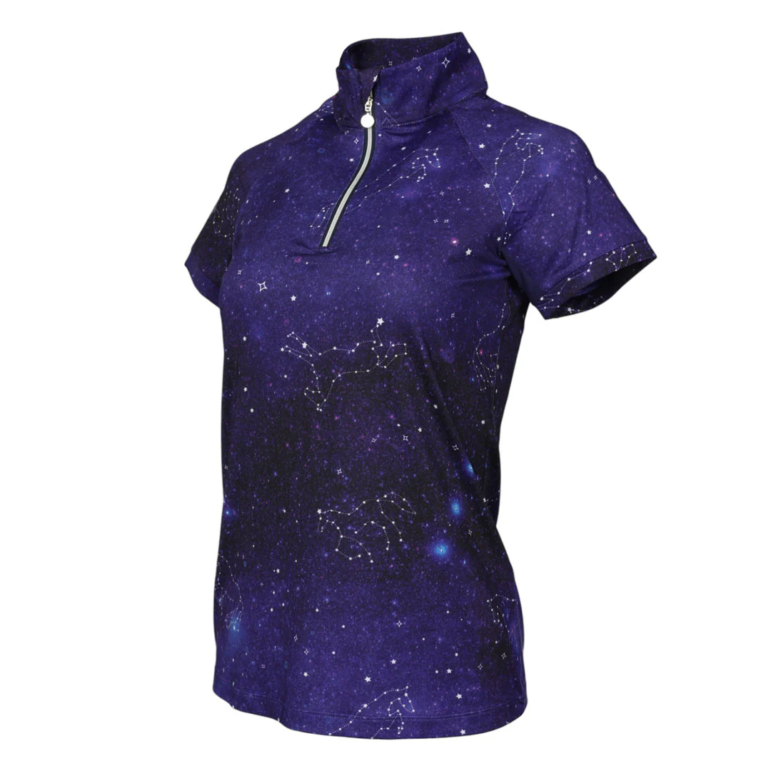 Dapplebay Constellation 1/4 Zip Light Riding Top-Short Sleeve - Image 6