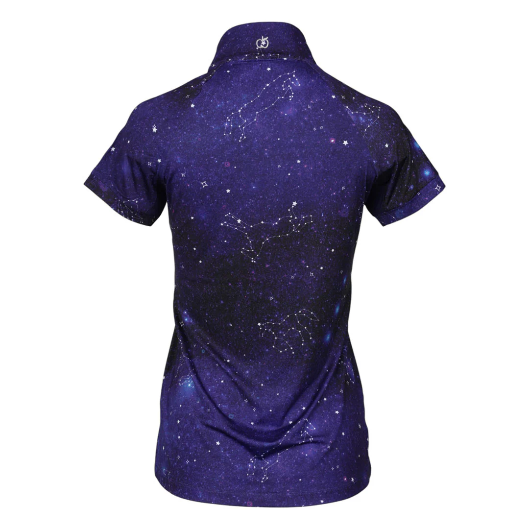 Dapplebay Constellation 1/4 Zip Light Riding Top-Short Sleeve - Image 7