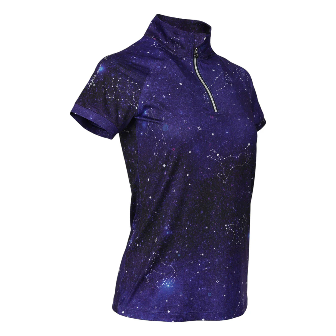 Dapplebay Constellation 1/4 Zip Light Riding Top-Short Sleeve - Image 8