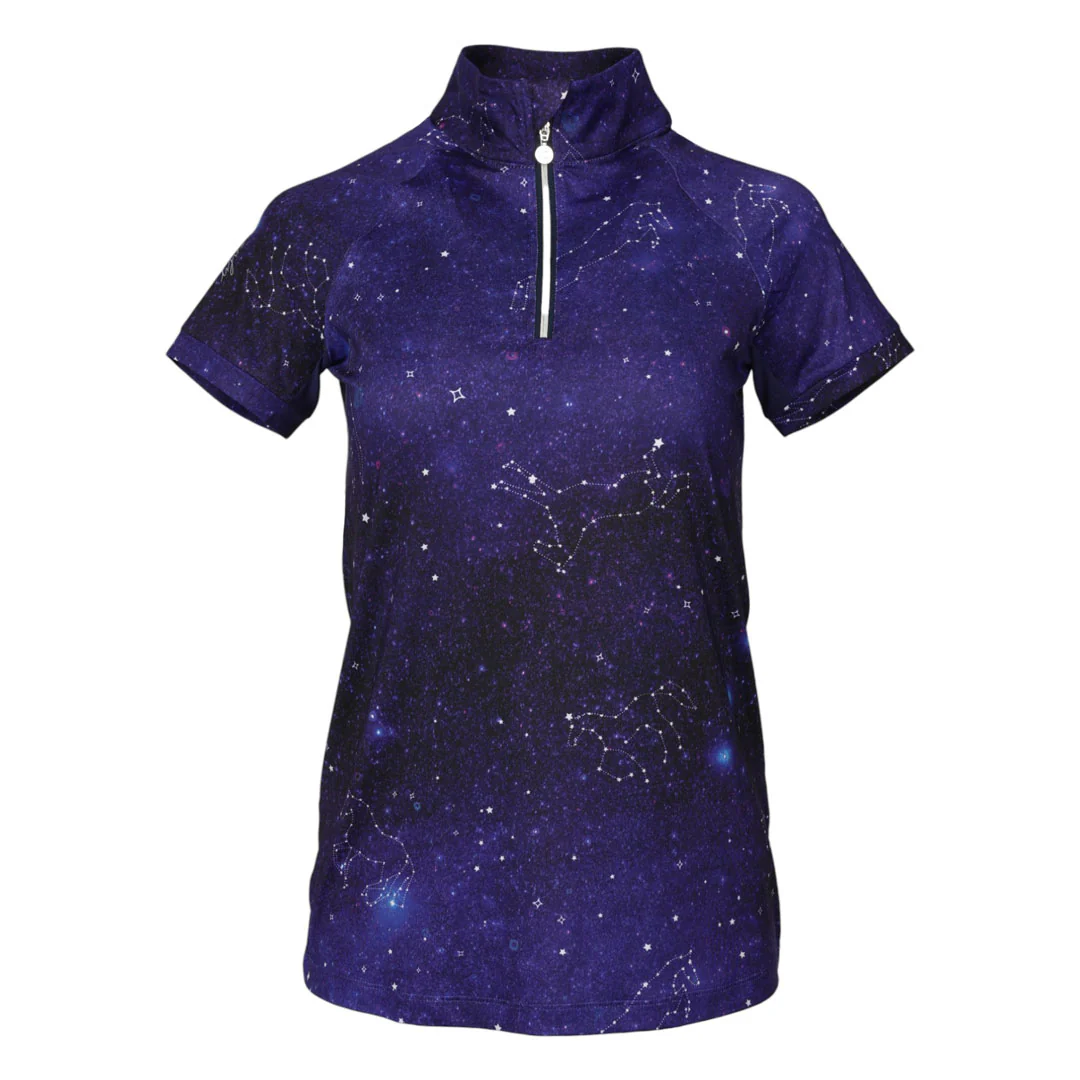 Dapplebay Constellation 1/4 Zip Light Riding Top-Short Sleeve - Image 9