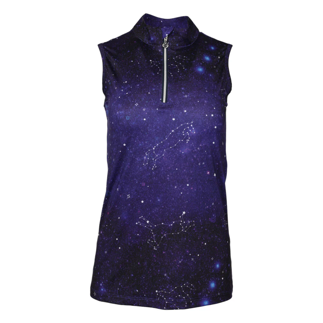 Dapplebay Constellation 1/4 Zip Light Riding Top-Sleeveless - Image 3