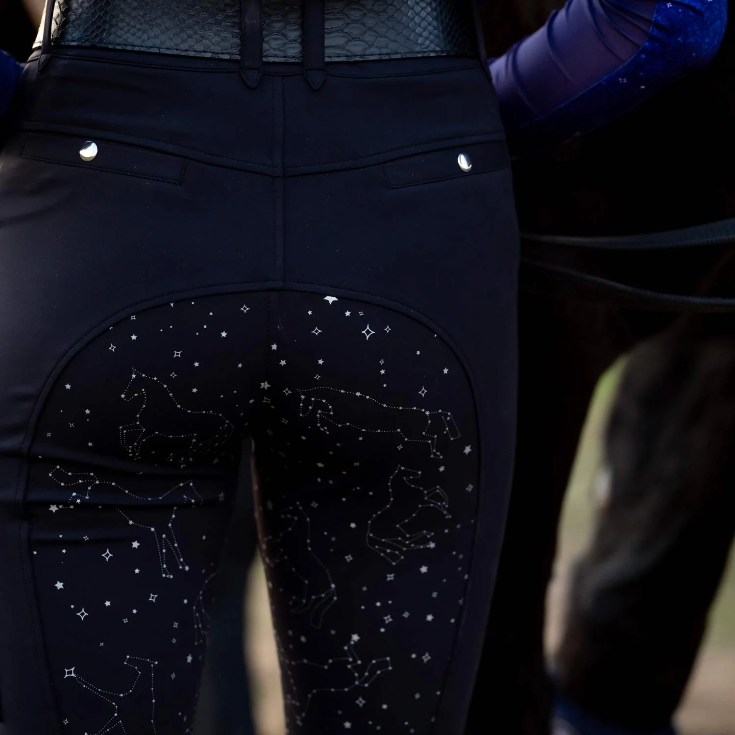 Dapplebay Constellation Compression Breeches- Black - Image 4