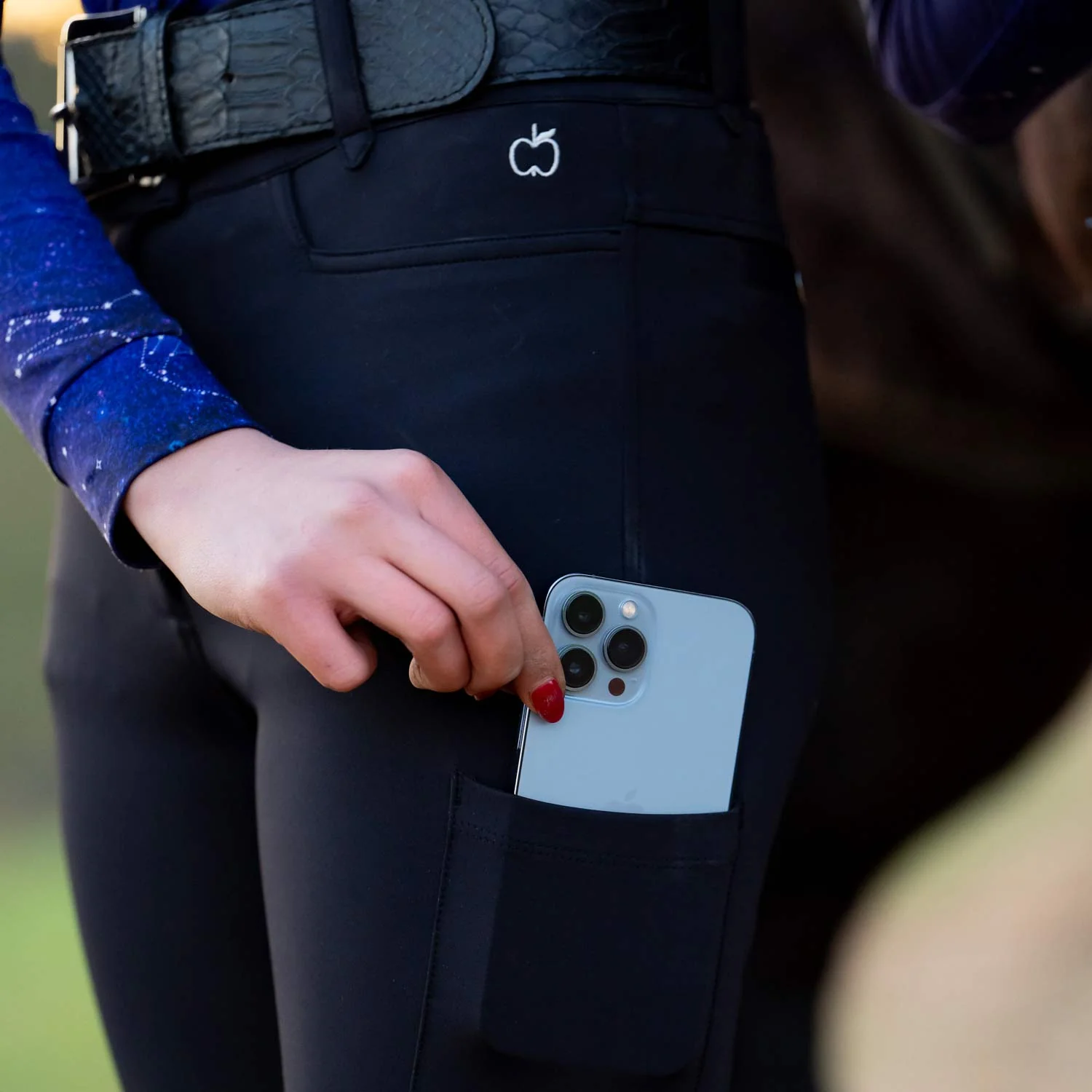 Dapplebay Constellation Compression Breeches- Black - Image 5