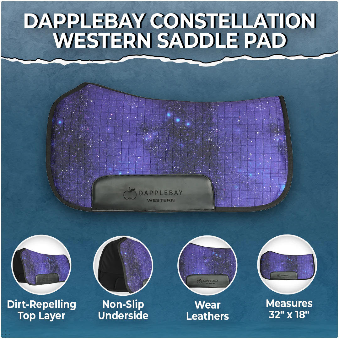Dapplebay Constellation Western Saddle Pad - Image 5