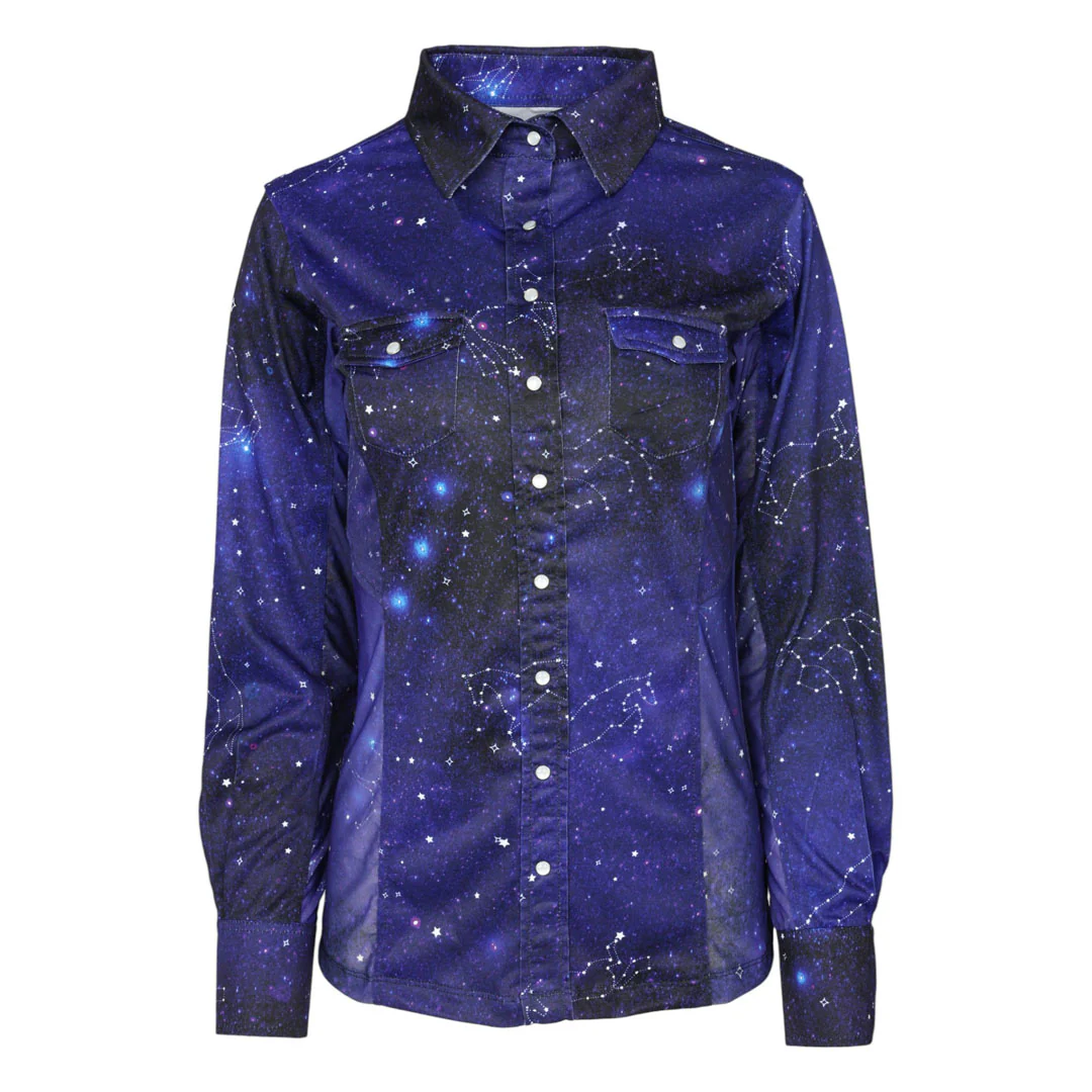 Dapplebay Constellation Western Shirt-Navy/Multi - Image 10