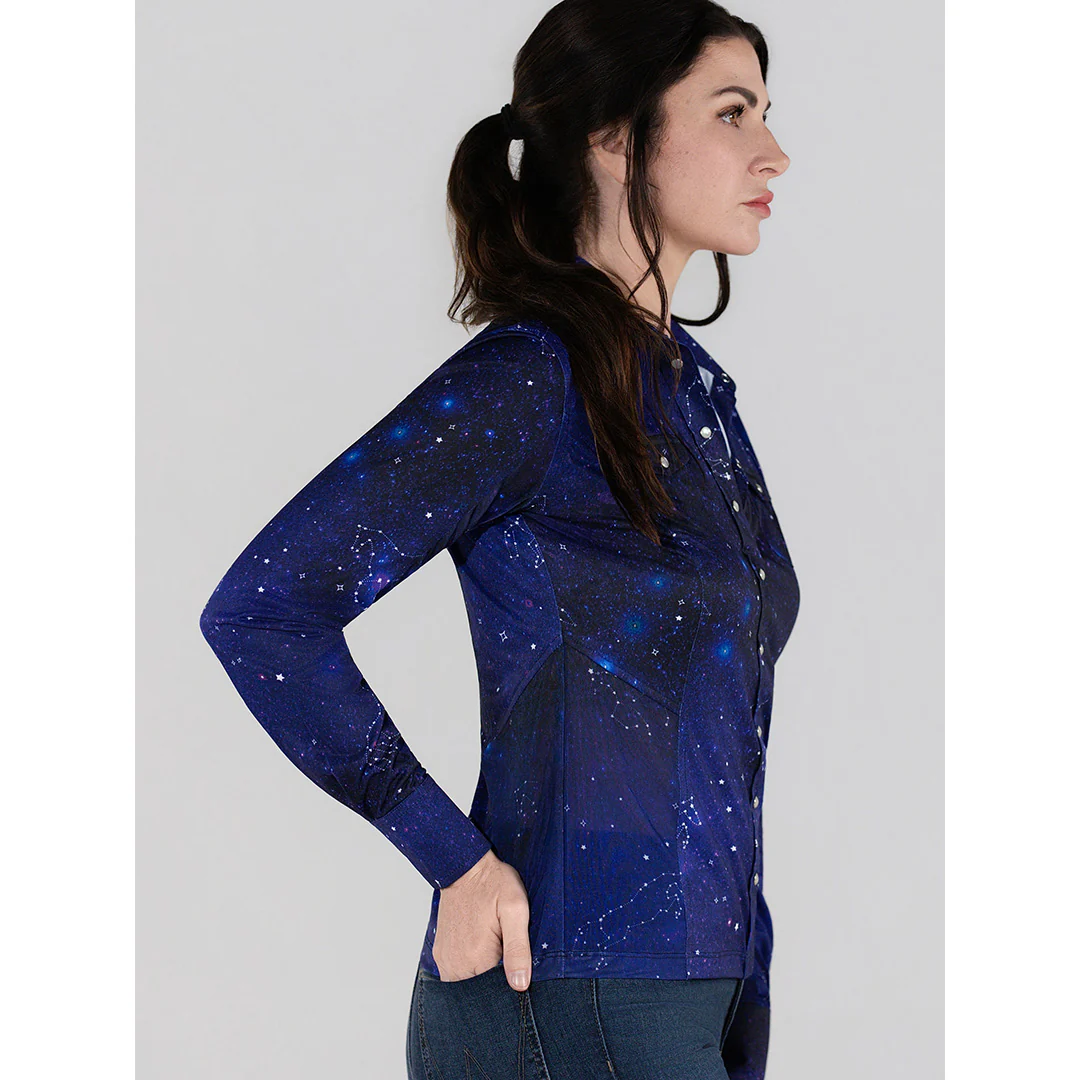 Dapplebay Constellation Western Shirt-Navy/Multi - Image 5