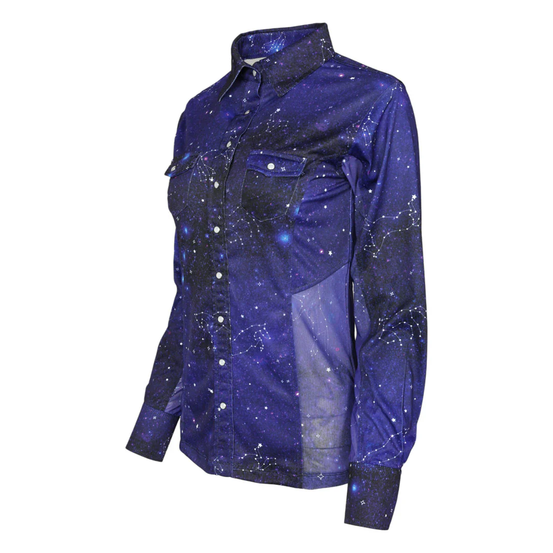 Dapplebay Constellation Western Shirt-Navy/Multi - Image 7