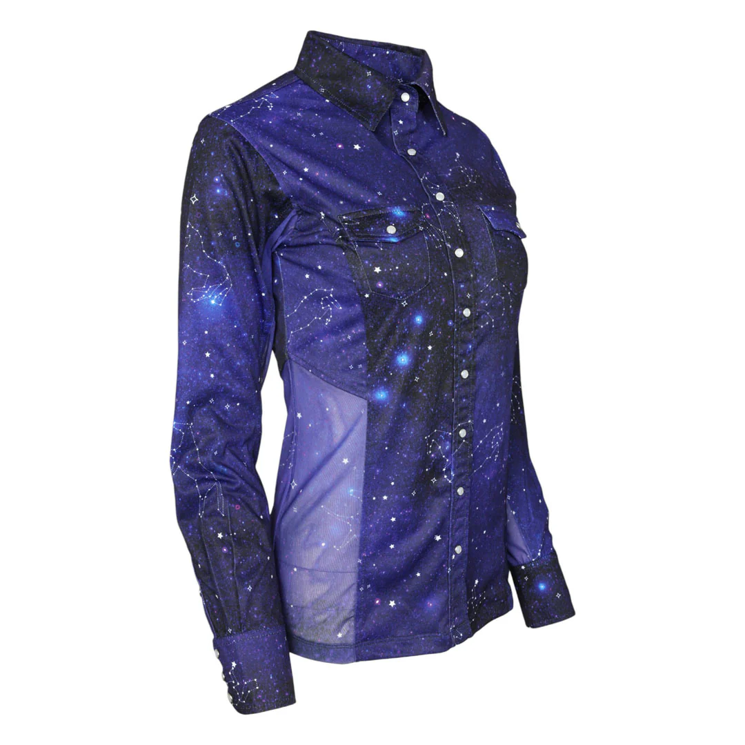 Dapplebay Constellation Western Shirt-Navy/Multi - Image 9