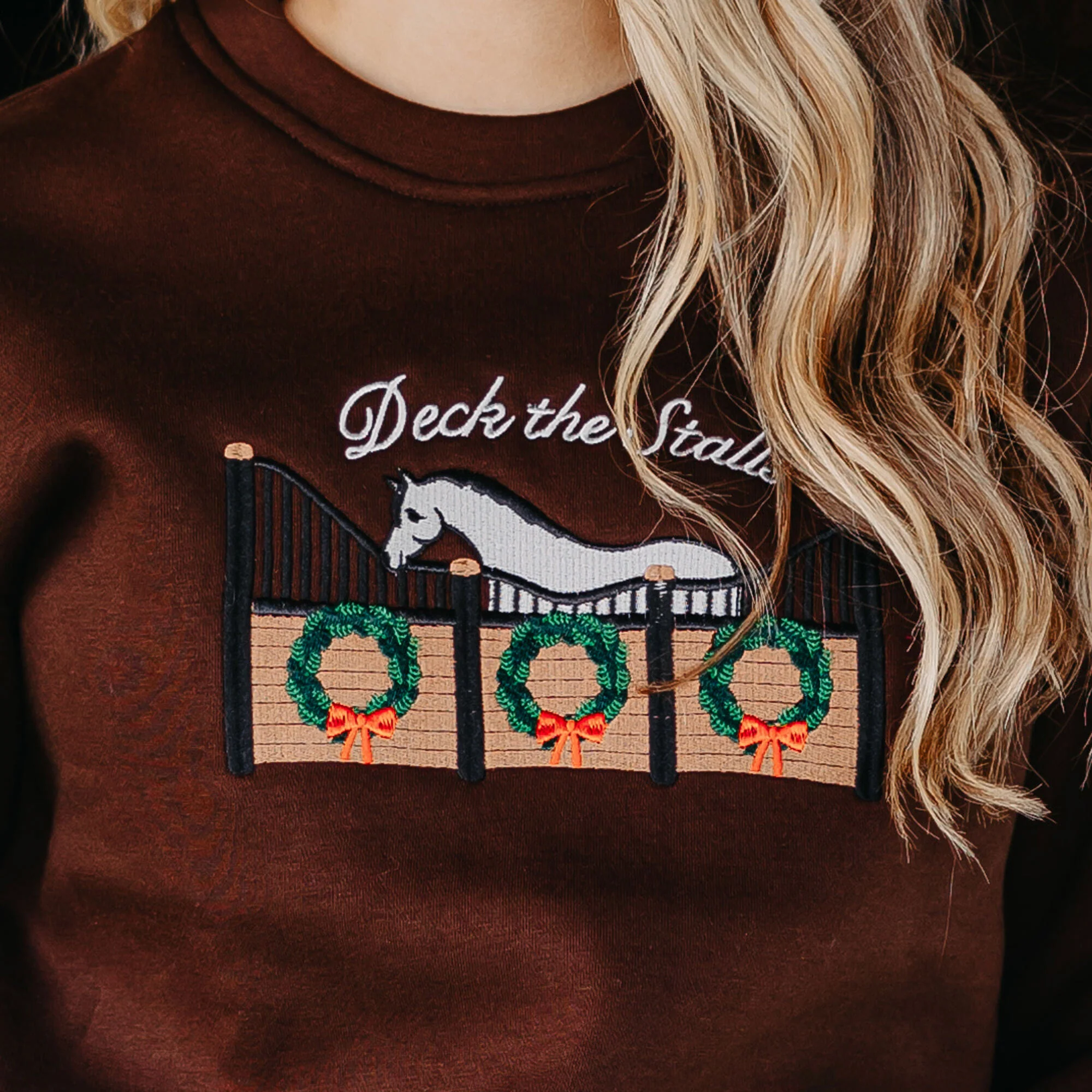 Dapplebay Deck The Stalls Crewneck Sweatshirt - Image 2