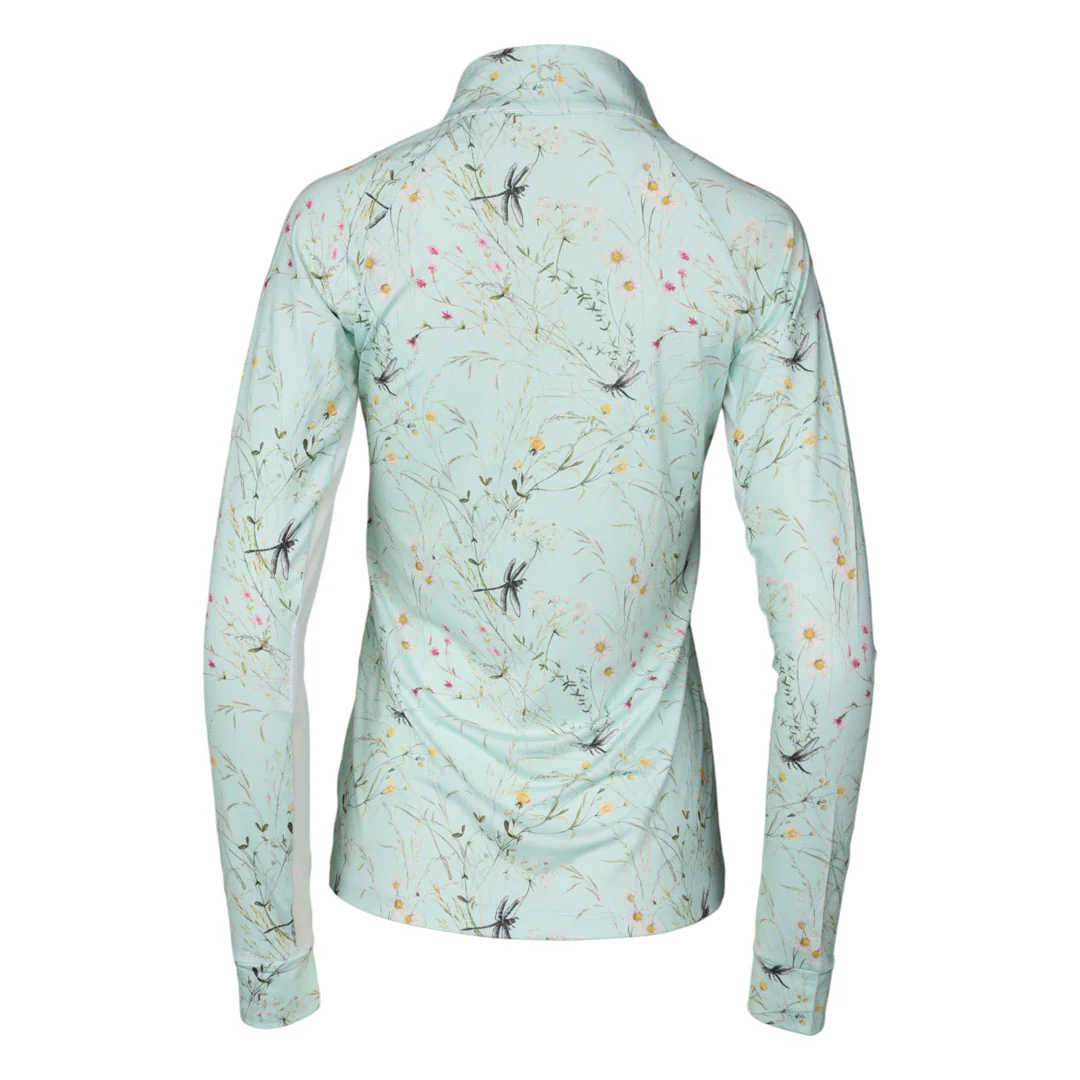Dapplebay Dragonfly Meadow 1/4 Zip Riding Top - Long Sleeve - Image 3