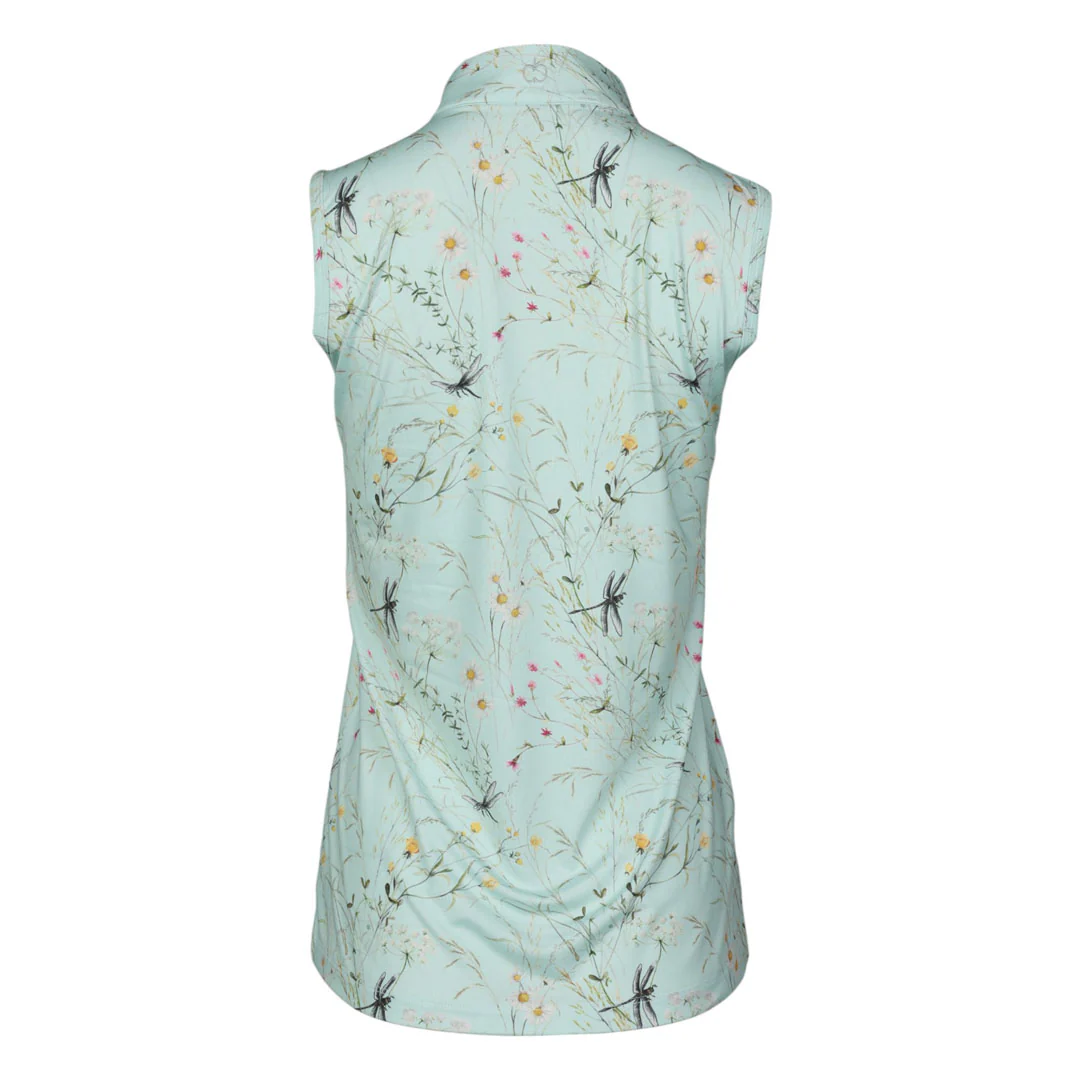 Dapplebay Dragonfly Meadow 1/4 Zip Riding Top - Sleeveless - Image 3