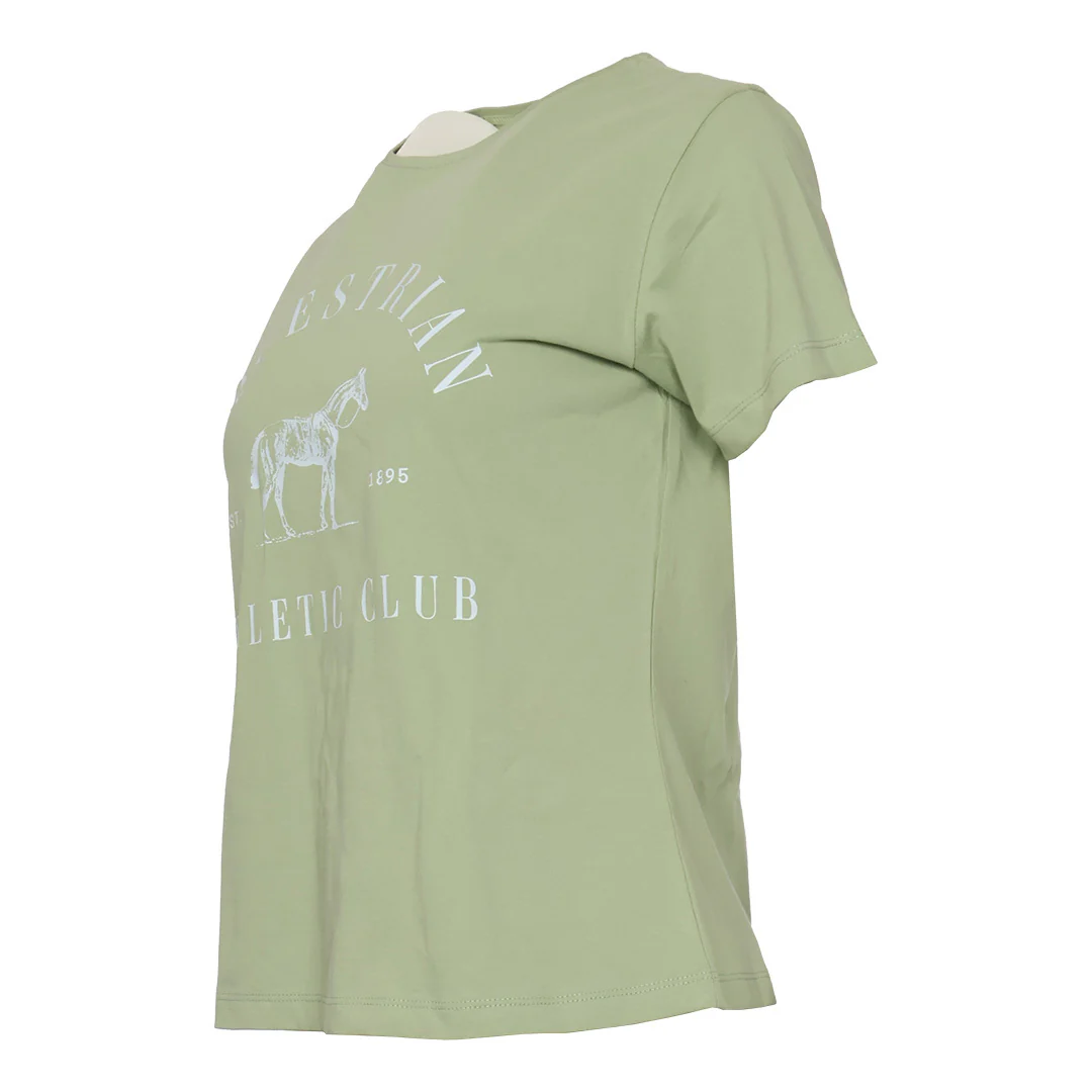 Dapplebay Equestrian Athletic Club Tee-Sage - Image 4