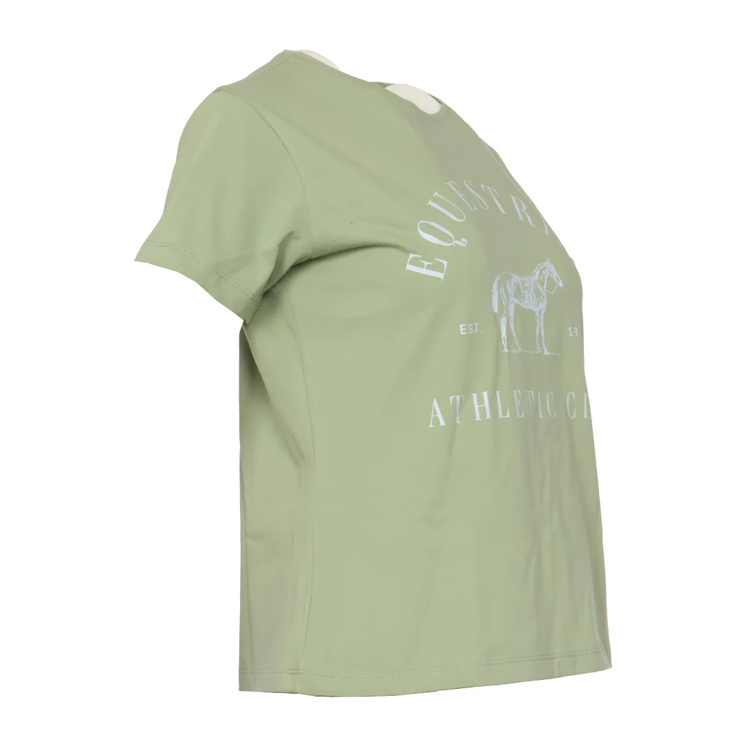 Dapplebay Equestrian Athletic Club Tee-Sage - Image 5
