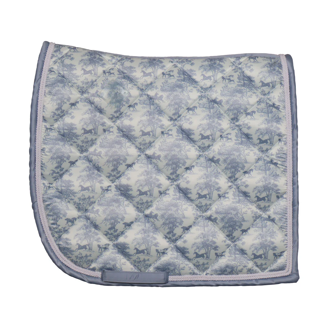 Dapplebay Equestrian Toile Dressage Saddle Pad-Moonrise - Image 7