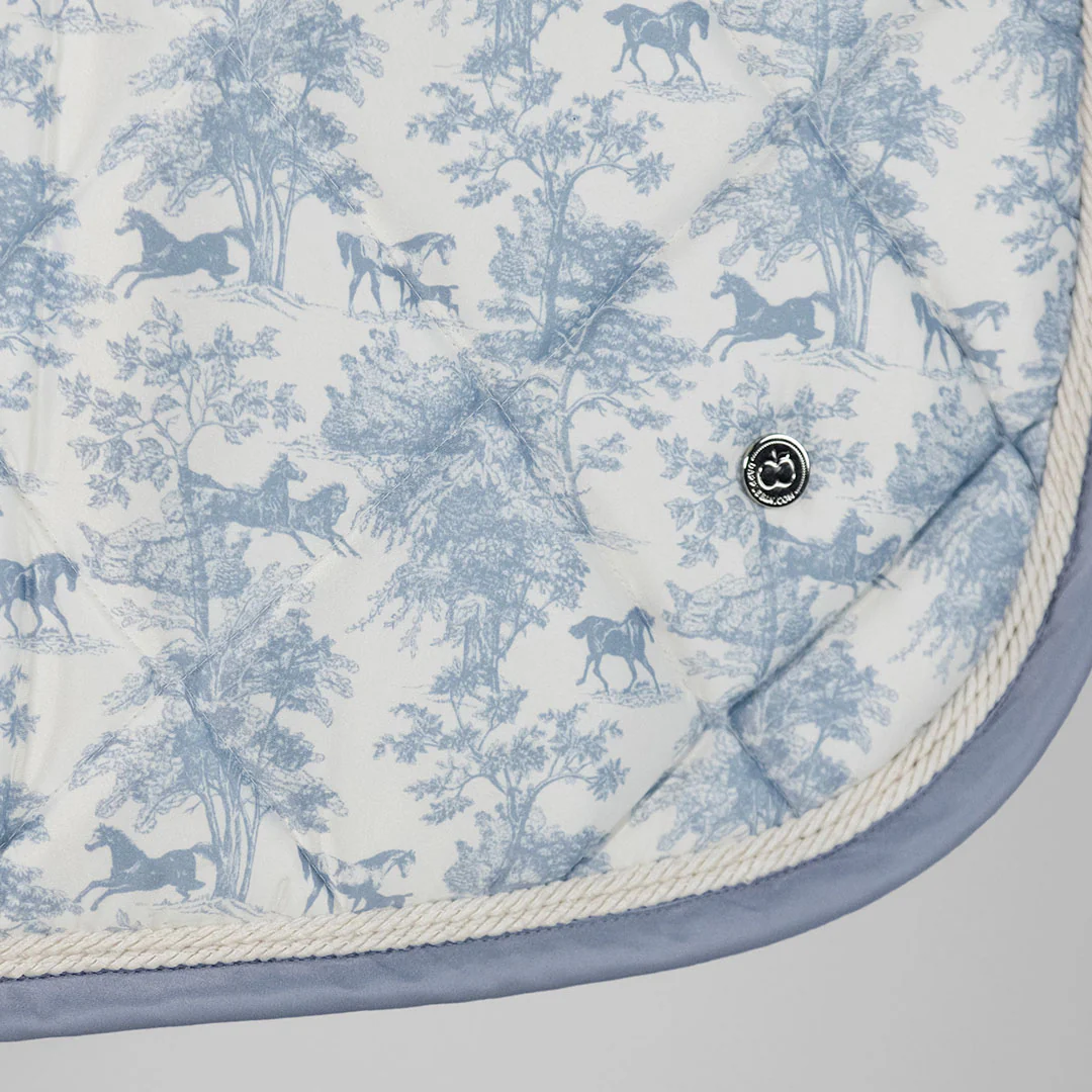 Dapplebay Equestrian Toile Jump Saddle Pad-Moonrise - Image 3