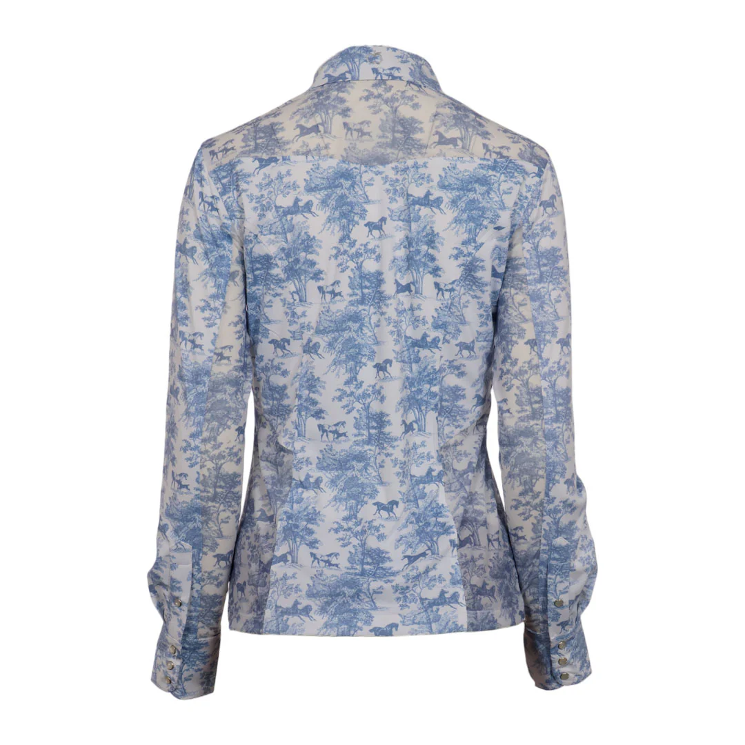 Dapplebay Equestrian Toile Western Riding Top-Moonrise - Image 10