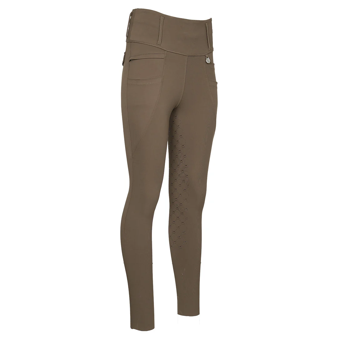 Dapplebay Essential Silicone Full Seat Tights-Chestnut - Image 2