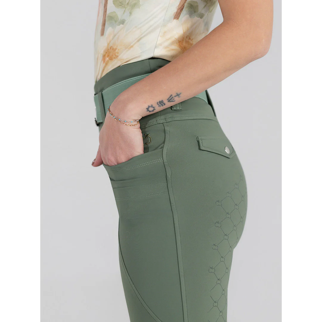 Dapplebay Essential Silicone Full Seat Tights-Rosemary - Image 2