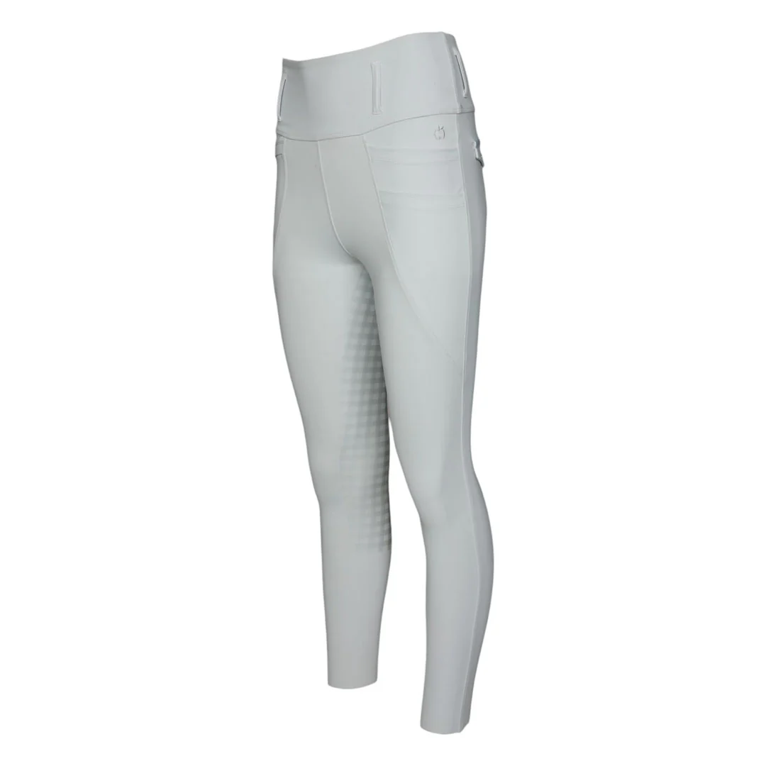 Dapplebay Gingham Essential Full Seat Tights-Light Grey - Image 2