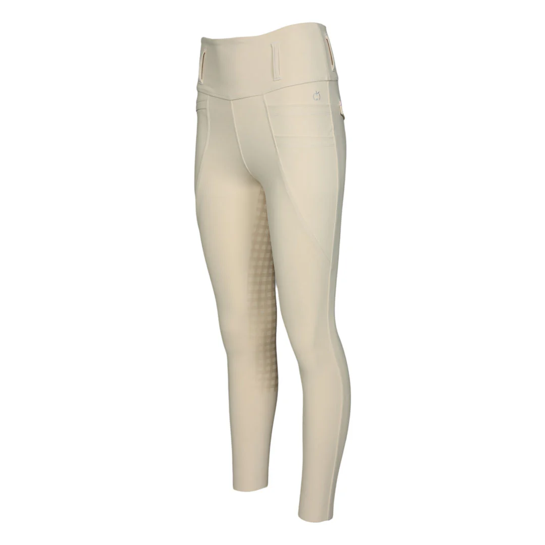 Dapplebay Gingham Essential Full Seat Tights-Tan - Image 2