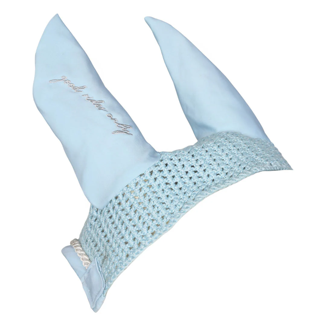 Dapplebay Gingham Fly Veil-Blue/White - Image 3