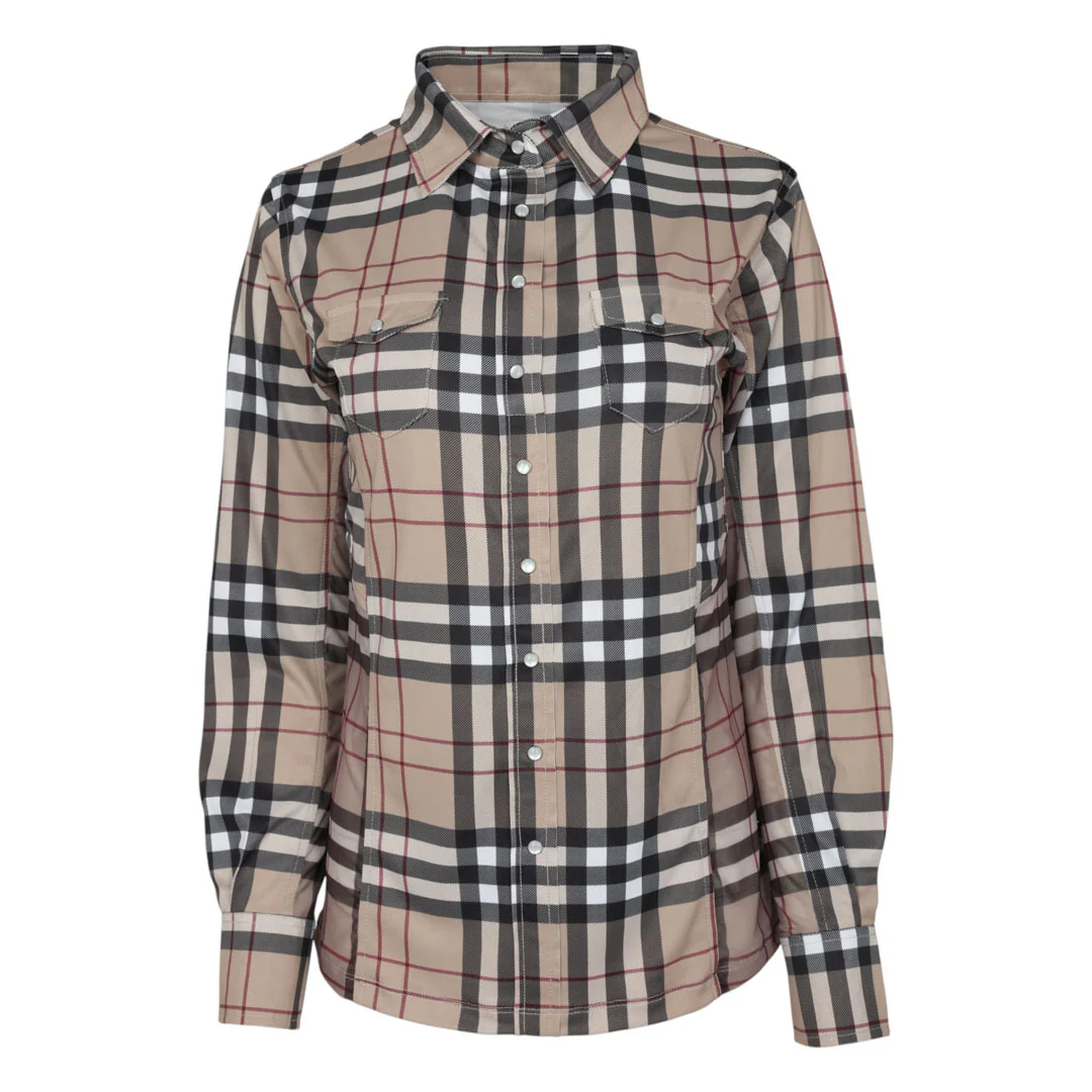Dapplebay Holiday Plaid Western Top - Image 5