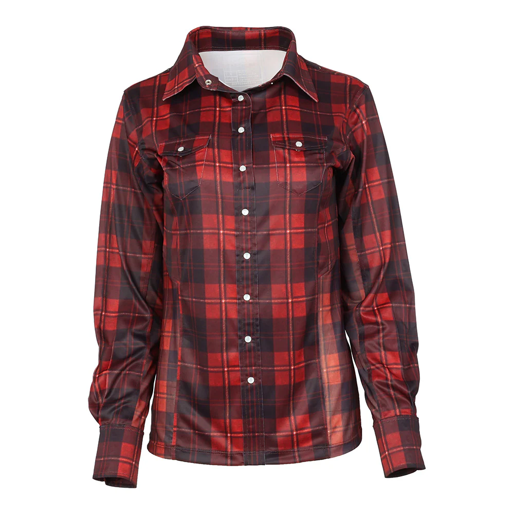 Dapplebay Holiday Plaid Western Top - Image 6