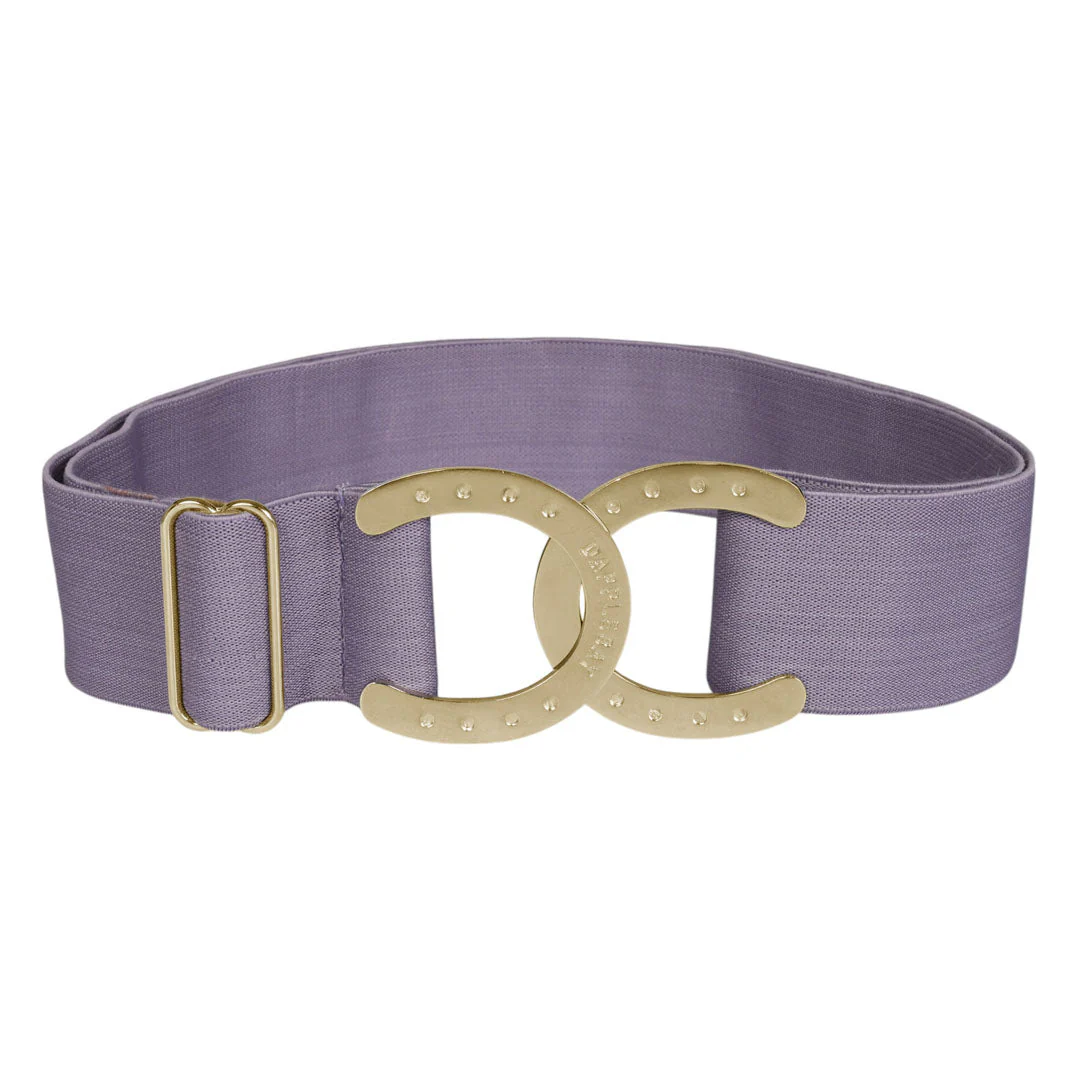 Dapplebay Horse Shoe Elastic Belt-Lavender - Image 2