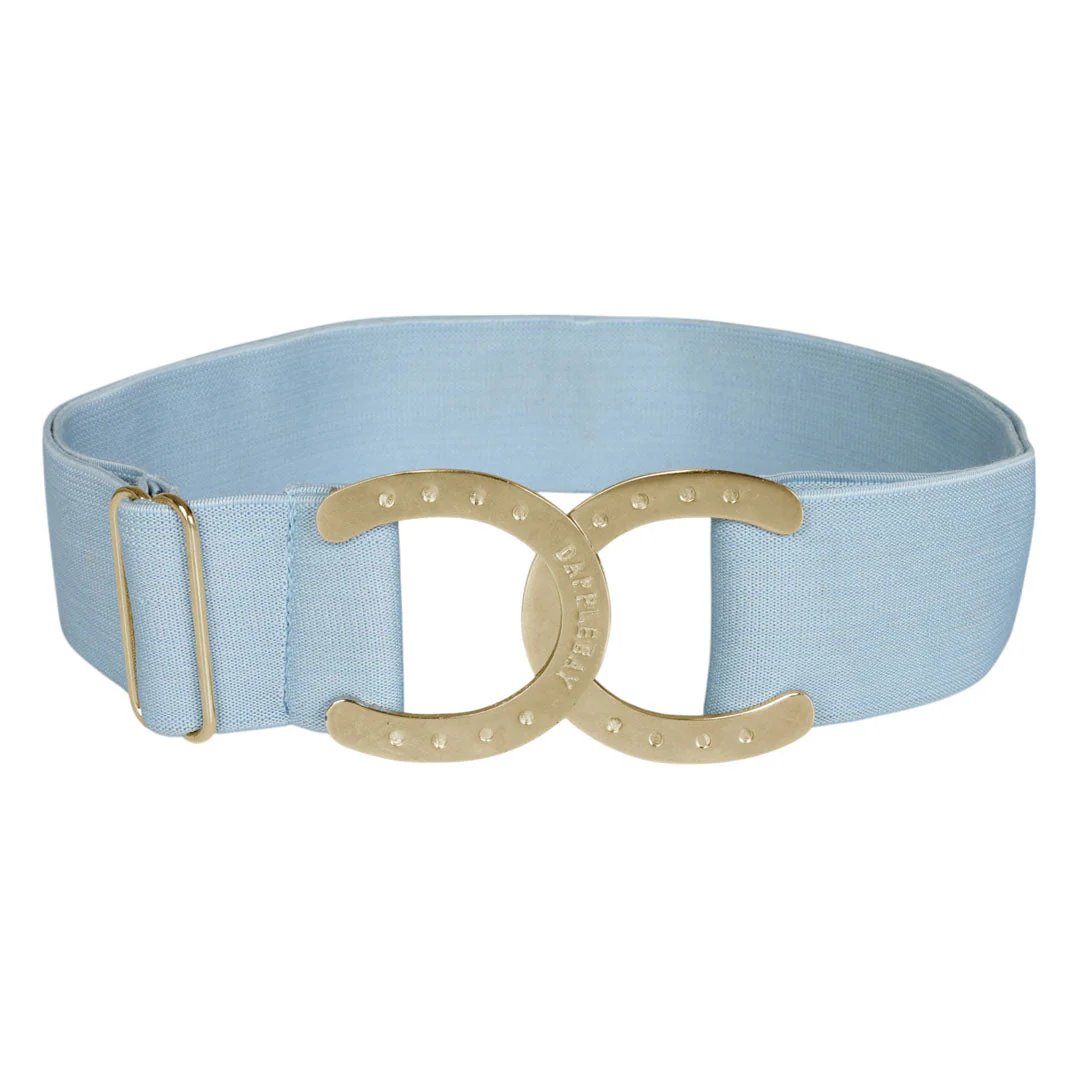 Dapplebay Horse Shoe Elastic Belt-Light Blue - Image 2