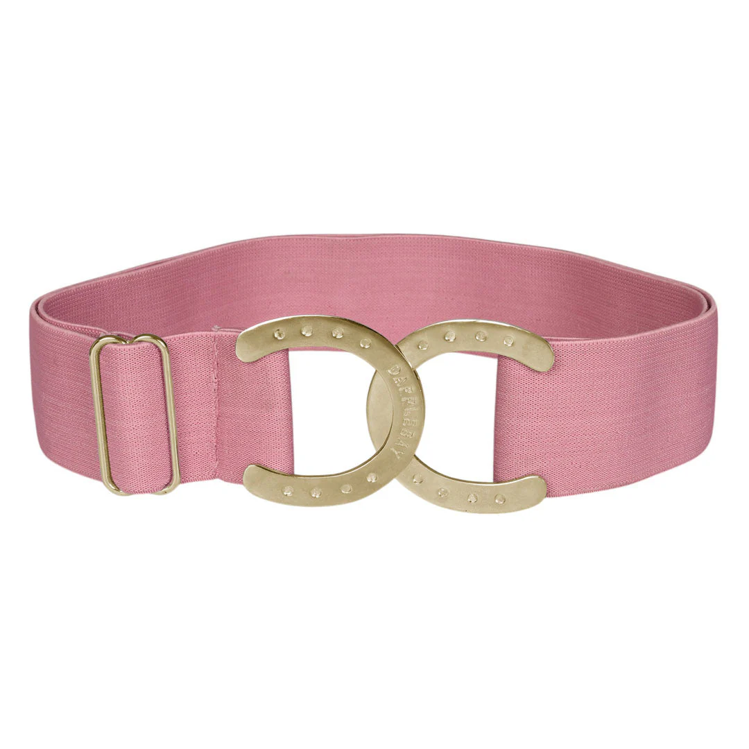 Dapplebay Horse Shoe Elastic Belt-Light Pink - Image 2