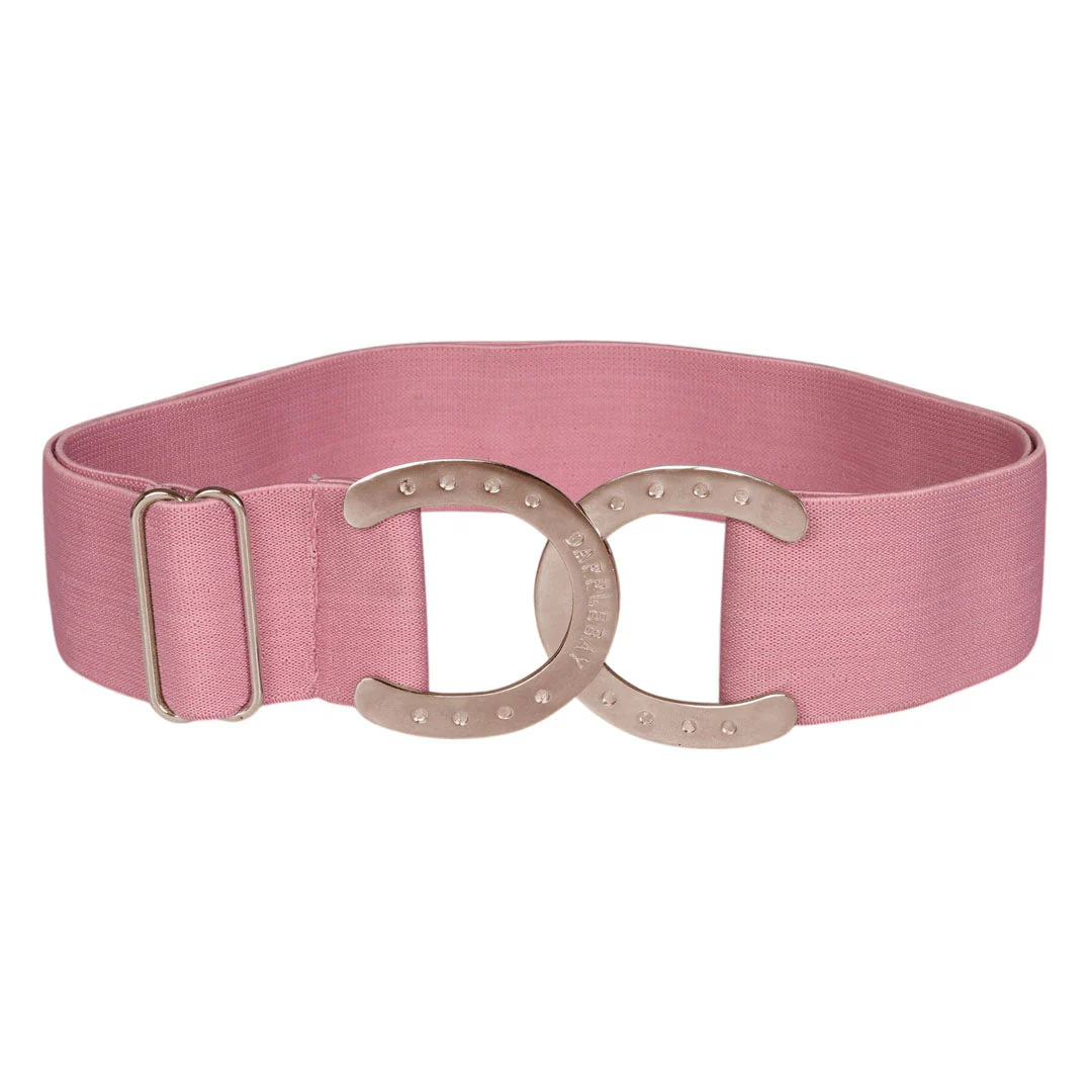 Dapplebay Horse Shoe Elastic Belt-Light Pink - Image 3